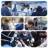 بازدید سرپرست دانشگاه علوم پزشکی آبادان از روند درمان مصدومین حادثه متروپل 